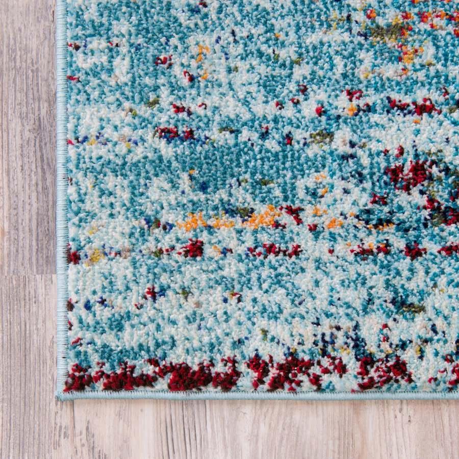 Buy Vita Contemporary 10x13 Rectangular Rug Turquoise