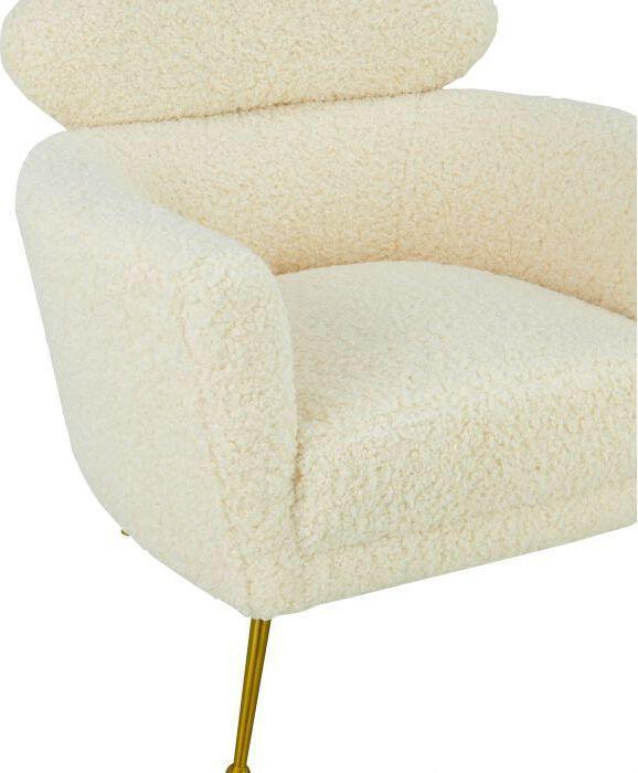 Faux shearling online chair