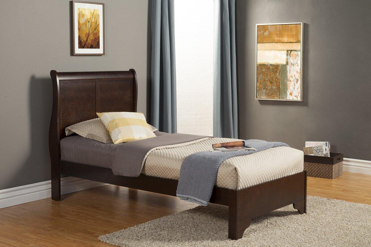 Alpine Furniture Beds - West Haven California King Bed Cappuccino