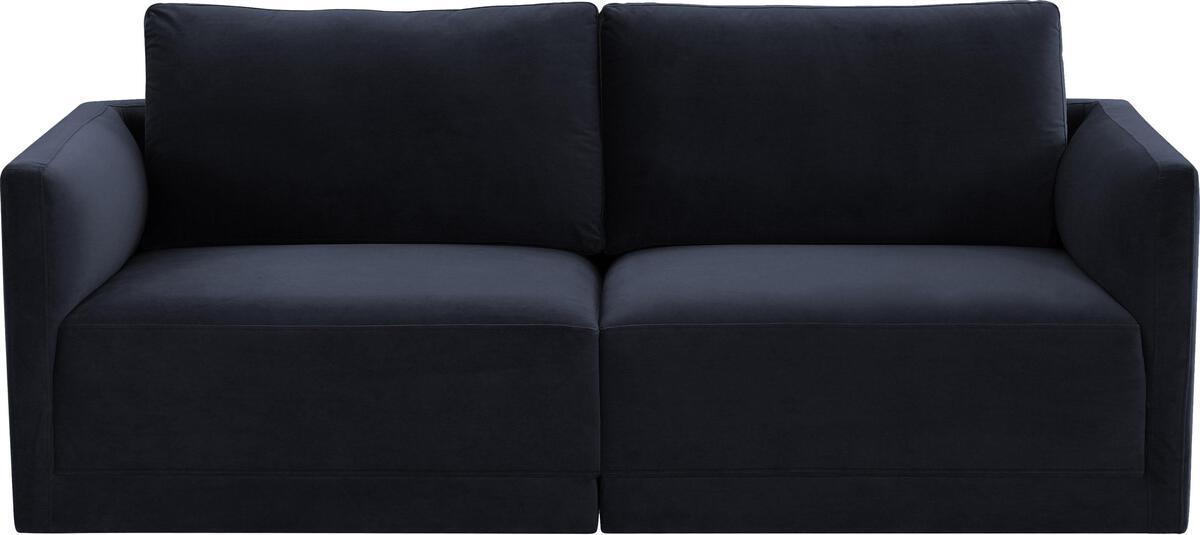 Tov Furniture Sofas & Couches - Willow Navy Modular Loveseat