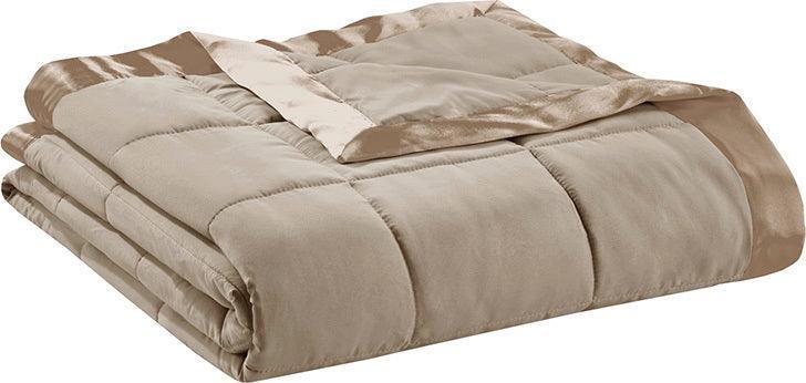 Olliix.com Comforters & Blankets - Windom All Season King Alternative Blanket Brown