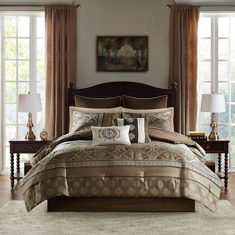 Shop Zara 16 PC Jacquard Complete Bedding Set With 2 Sheet Sets