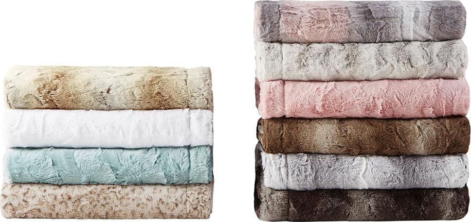 Purely soft discount faux fur throw