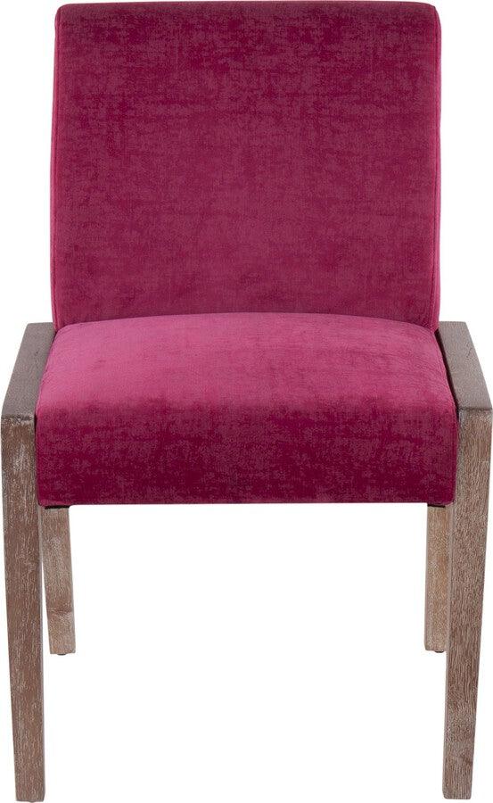 Crushed velvet pink online chair