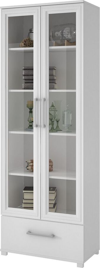 Manhattan Comfort Bookcases & Display Units - Serra 1.0- 5- Shelf Bookcase in White