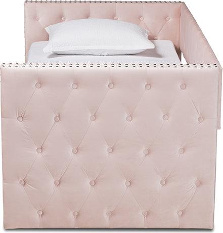 DIRECT WICKER UBS-W115167384 Pink Velvet Material, Home