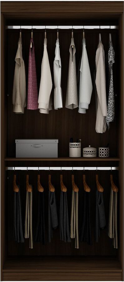 Double Hang Clothes Closet