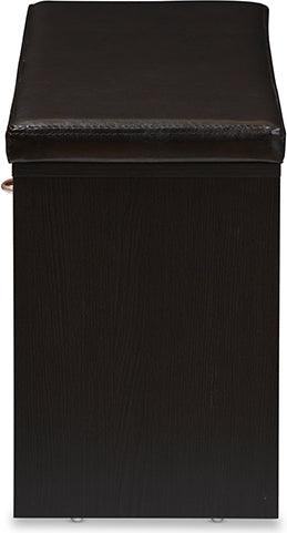 Shop Baxton Studio Foley Modern and Contemporary 2 tone Dark Brown