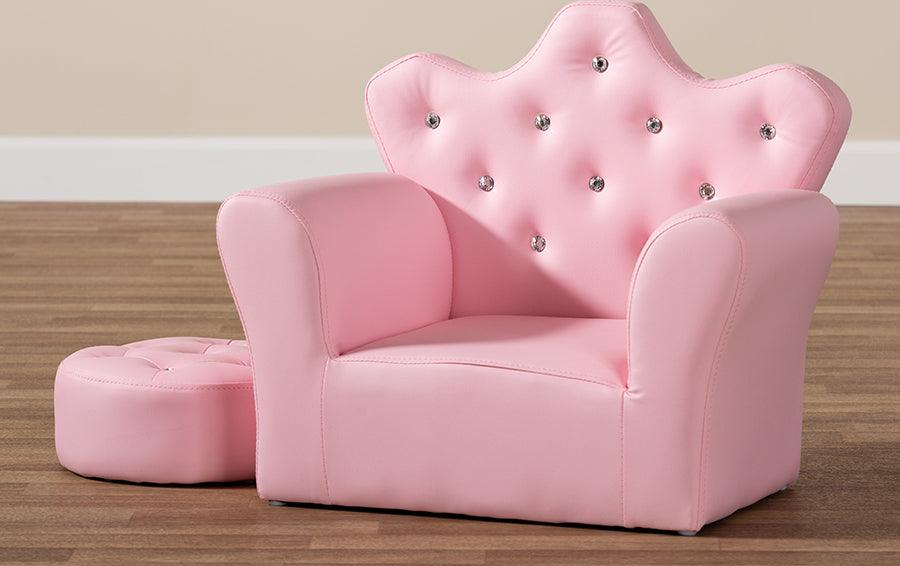 Kids armchair online pink