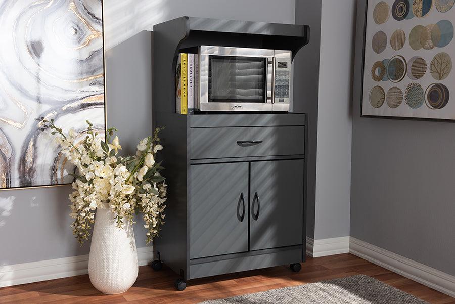 Shop Baxton Studio Tannis Modern and Contemporary Dark Grey