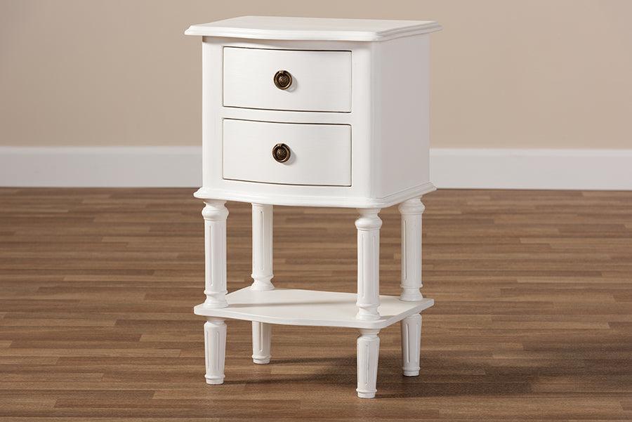 Wholesale Interiors Nightstands & Side Tables - Audrey Nightstand White