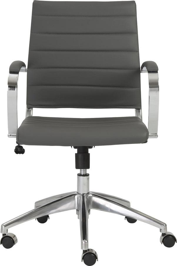 Euro Style Task Chairs - Axel Low Back Office Chair in Gray