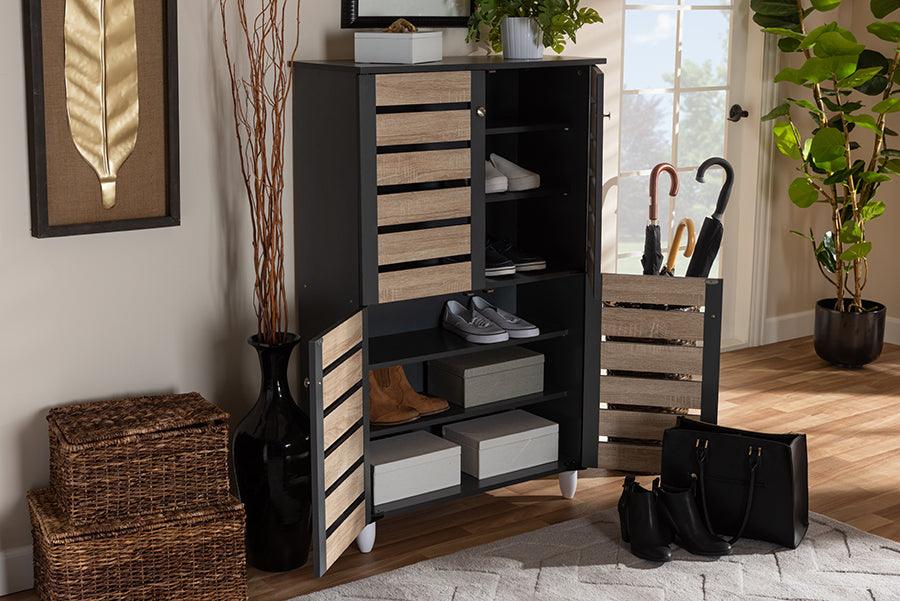 Shop Baxton Studio Gisela Modern and Contemporary Two Tone Oak and