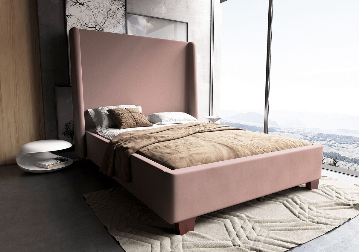 Manhattan Comfort Beds - Parlay Blush Full Bed