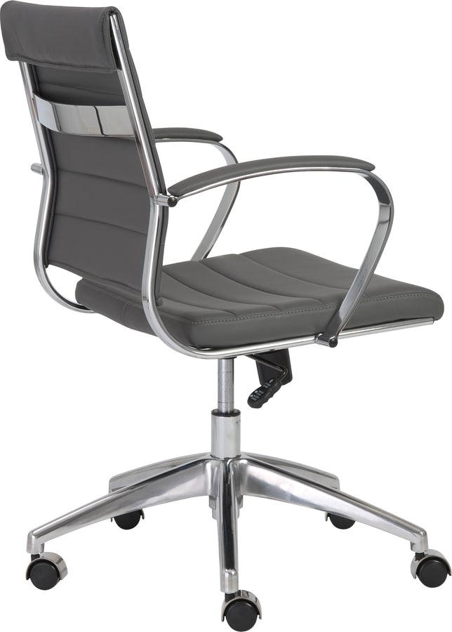 Euro Style Task Chairs - Axel Low Back Office Chair in Gray