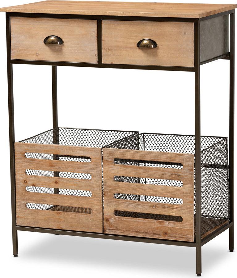 Kitchen Storage Cupboard Organizer Cabinet w/2 Drawers