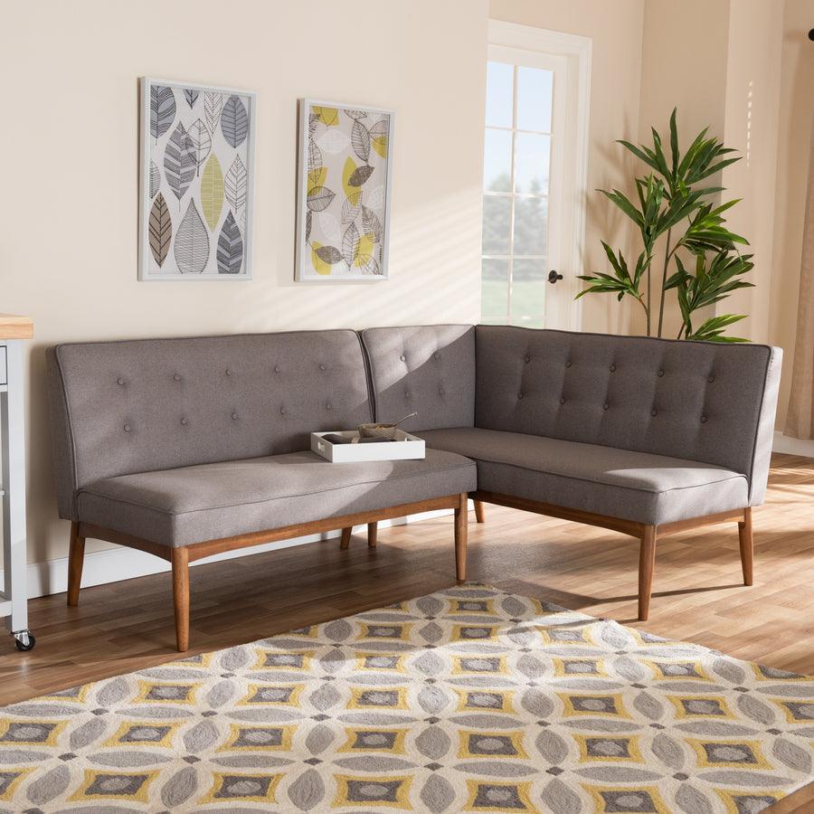 Shop Baxton Studio Arvid Mid Century Modern Gray Fabric