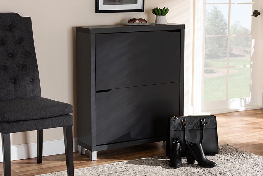 Shop Baxton Studio Simms Modern and Contemporary Dark Grey