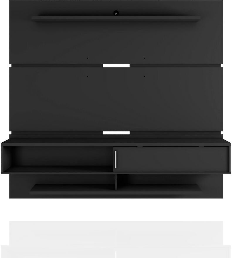 Manhattan Comfort TV & Media Units - Astor 70.86 Modern Floating Entertainment Center 2.0 with Media & Decor Shelves in Black