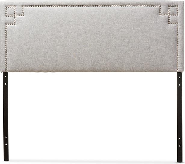 Wholesale Interiors Headboards - Geneva Full Headboard Grayish Beige