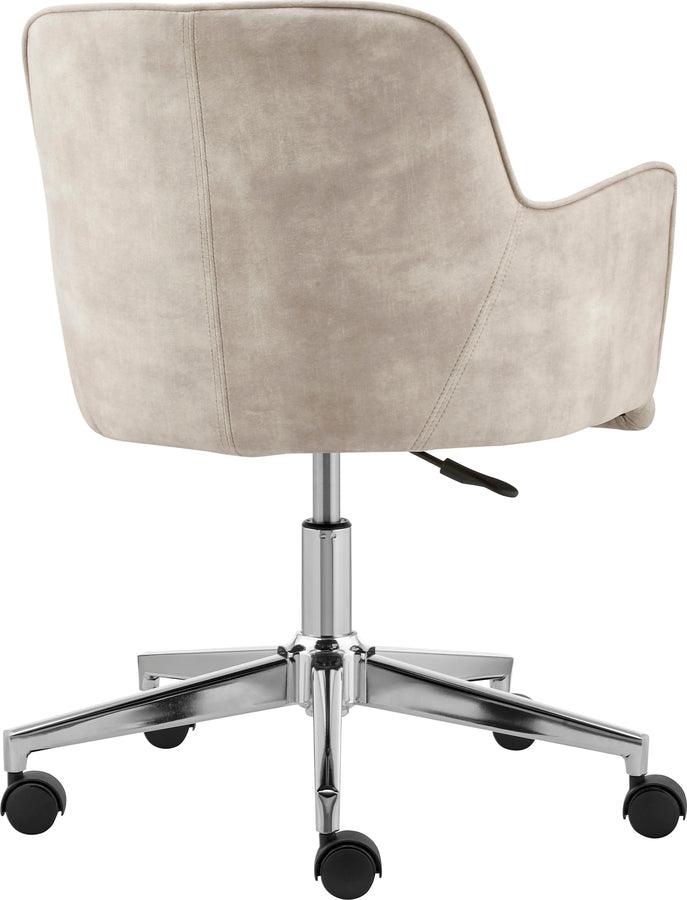 Euro Style Task Chairs - Sunny Pro Office Chair in Velvet Beige