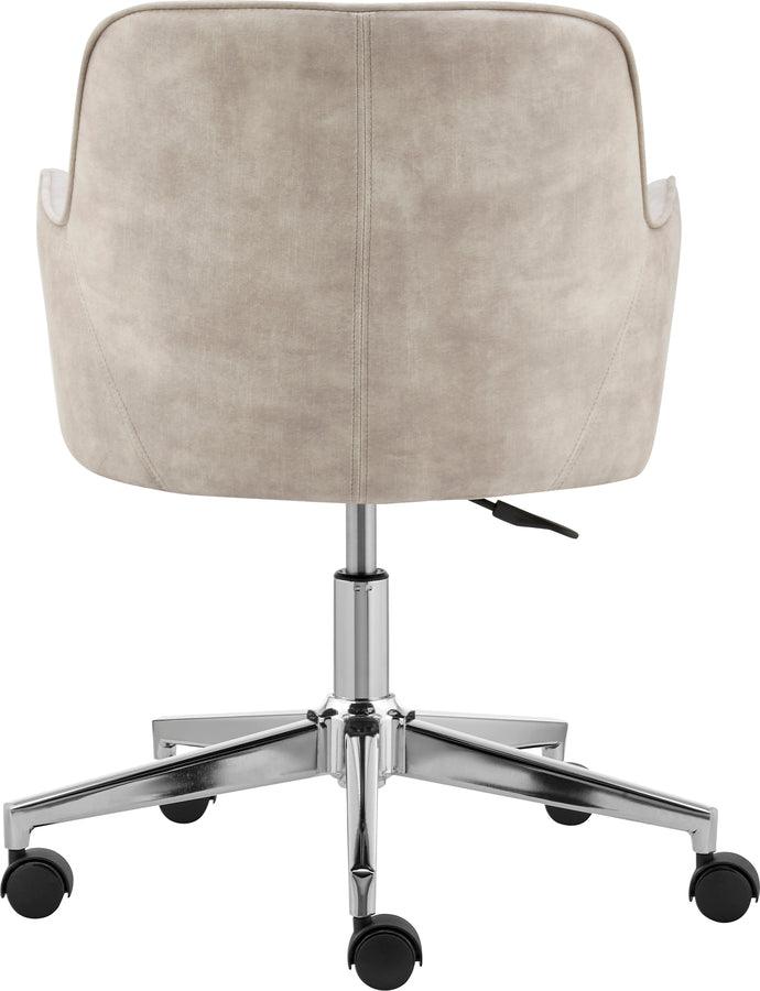 Euro Style Task Chairs - Sunny Pro Office Chair in Velvet Beige