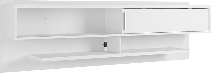 Manhattan Comfort TV & Media Units - Astor 70.86 Modern Floating Entertainment Center 1.0 with Media Shelves in White