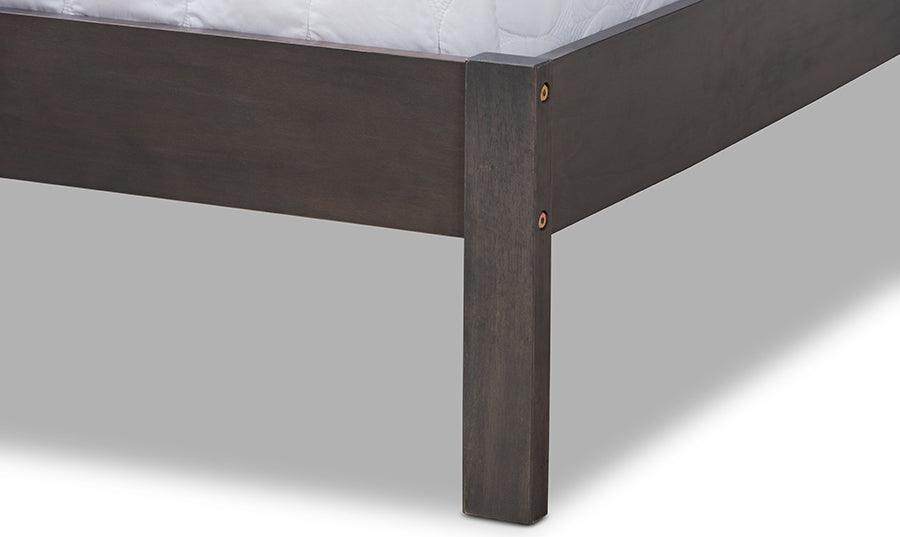 Wholesale Interiors Beds - Anthony Full Bed Dark Grayish Oak