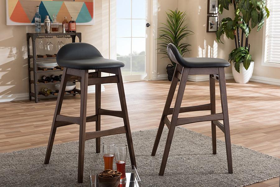 Wholesale Interiors Barstools - Bloom Bar Stool Black (Set of 2)