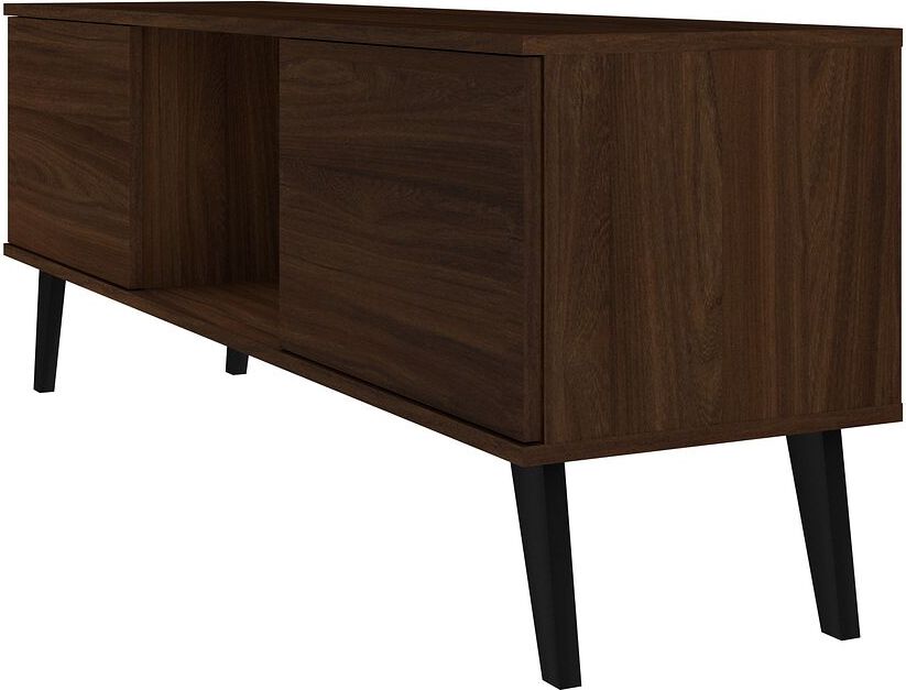 Manhattan Comfort TV & Media Units - Doyers 53.15 Mid-Century Modern TV Stand in Nut Brown