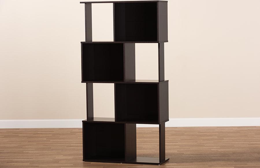 Shop Baxton Studio Janne Modern and Contemporary Dark Brown Finished 8-Cube  Multipurpose Storage Shelf, Bedroom Organization