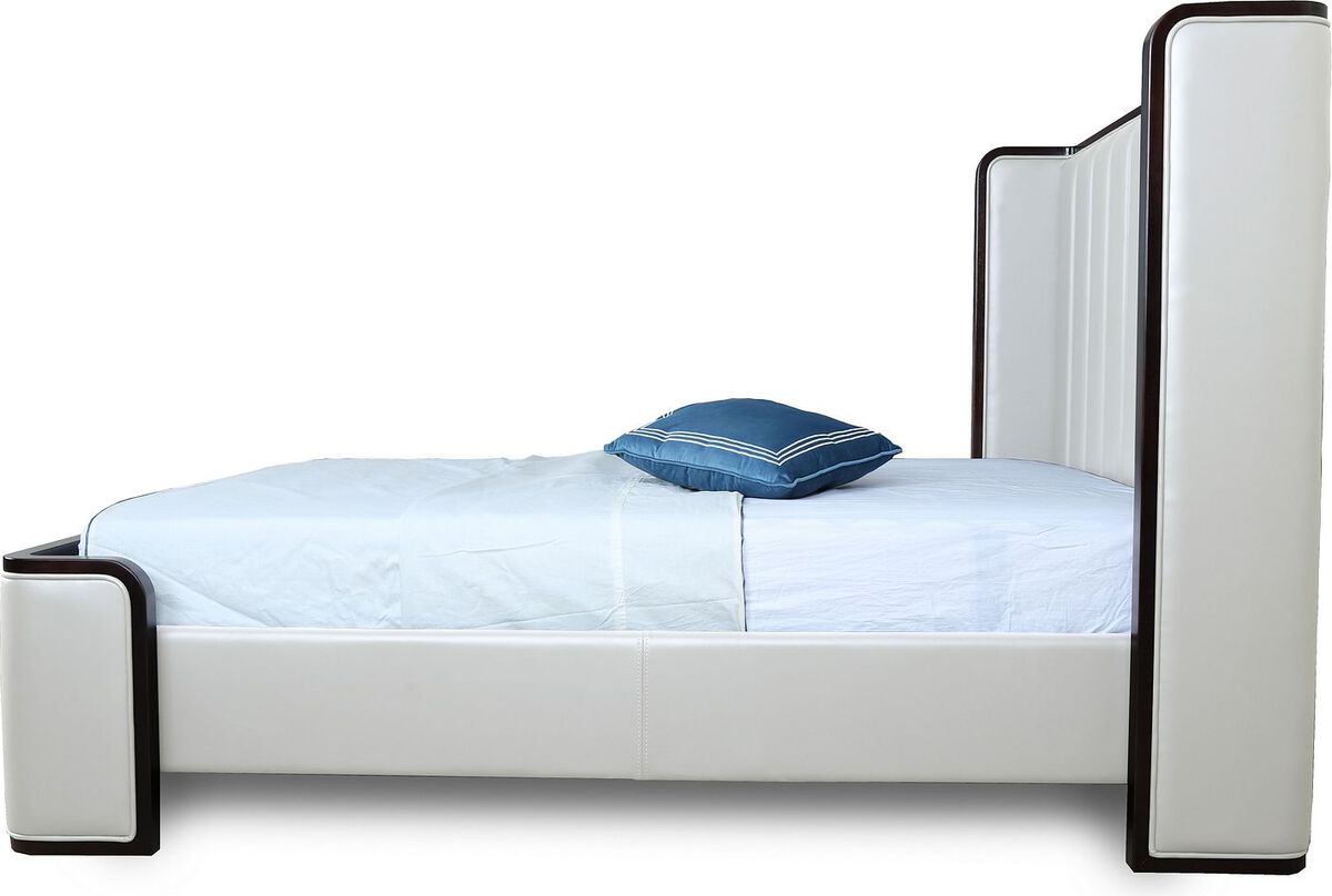 Manhattan Comfort Beds - Kingdom Cream Queen Bed