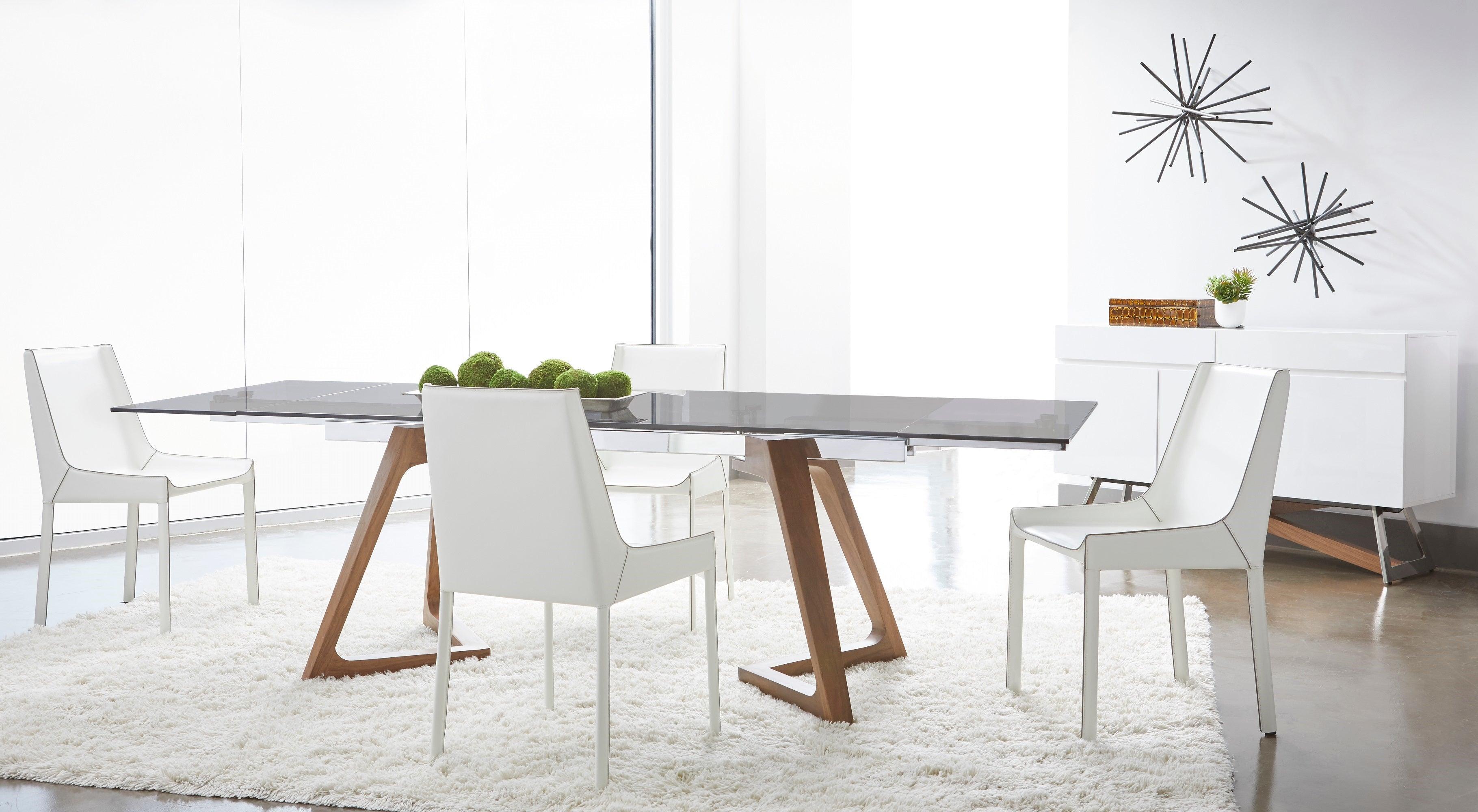 Shop Axel Extension Dining Table Walnut | Dining Tables | CasaOne