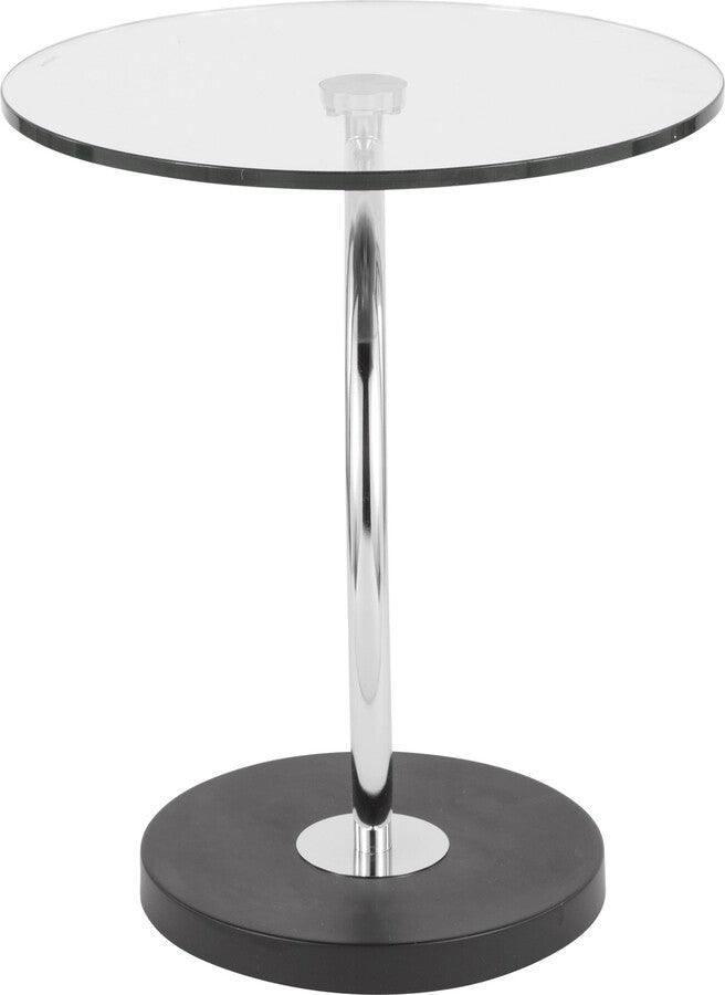 Lumisource Side & End Tables - C End Contemporary Table in Glass