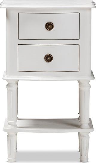 Wholesale Interiors Nightstands & Side Tables - Audrey Nightstand White