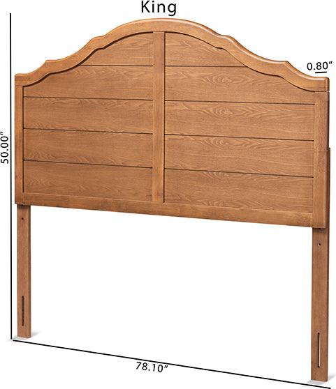 Wholesale Interiors Headboards - Clive Queen Headboard Ash Walnut