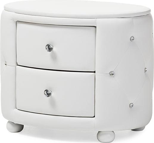 Wholesale Interiors Nightstands & Side Tables - Davina Nightstand White