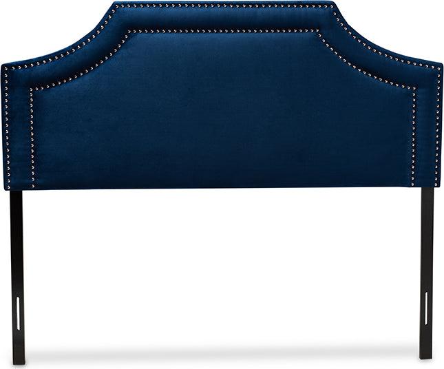 Wholesale Interiors Headboards - Avignon Queen Headboard Navy Blue