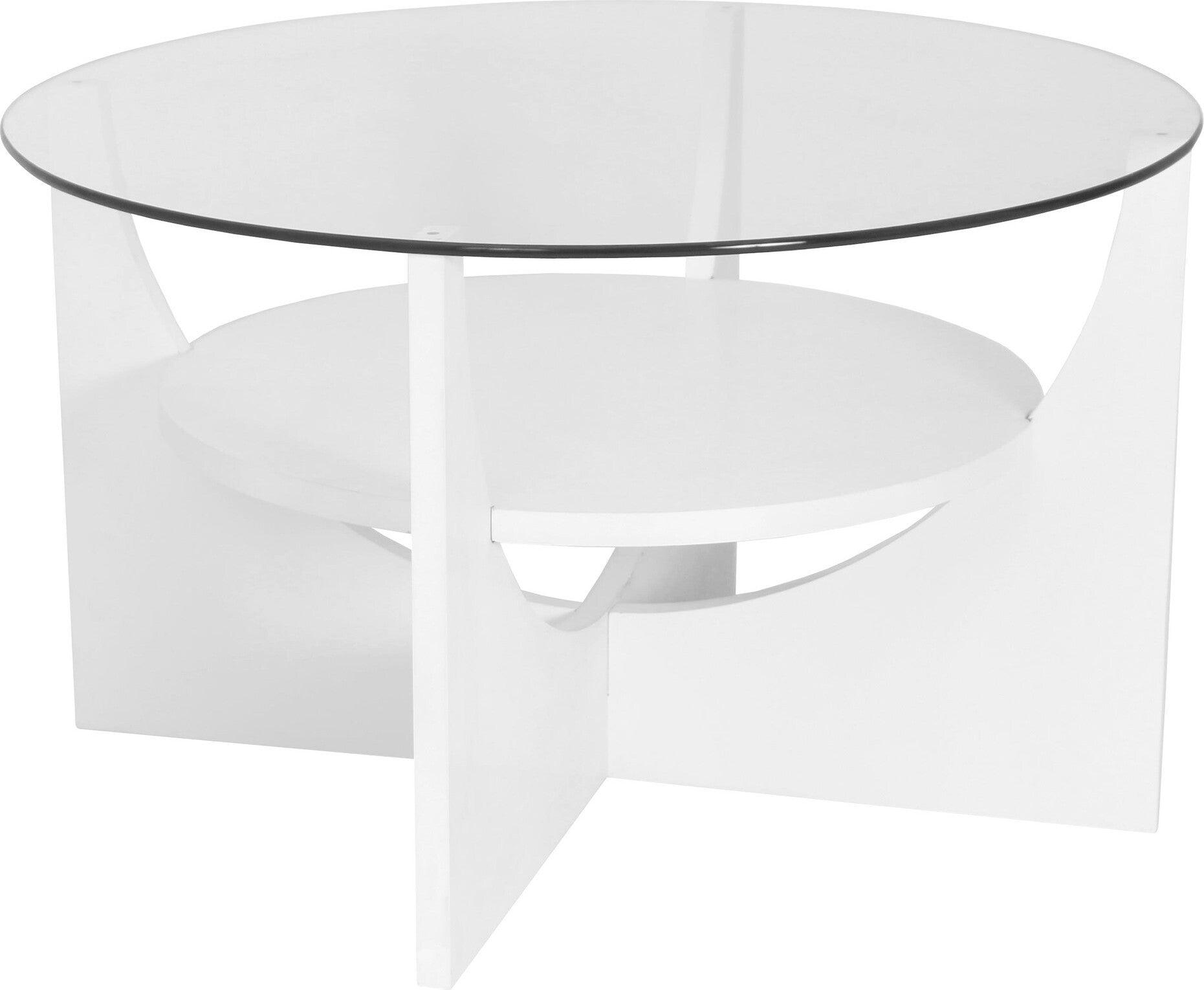 Lumisource Coffee Tables - U-Shaped Coffee Table White