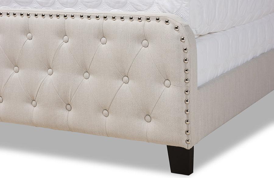 Wholesale Interiors Beds - Annalisa King Bed Beige & Black