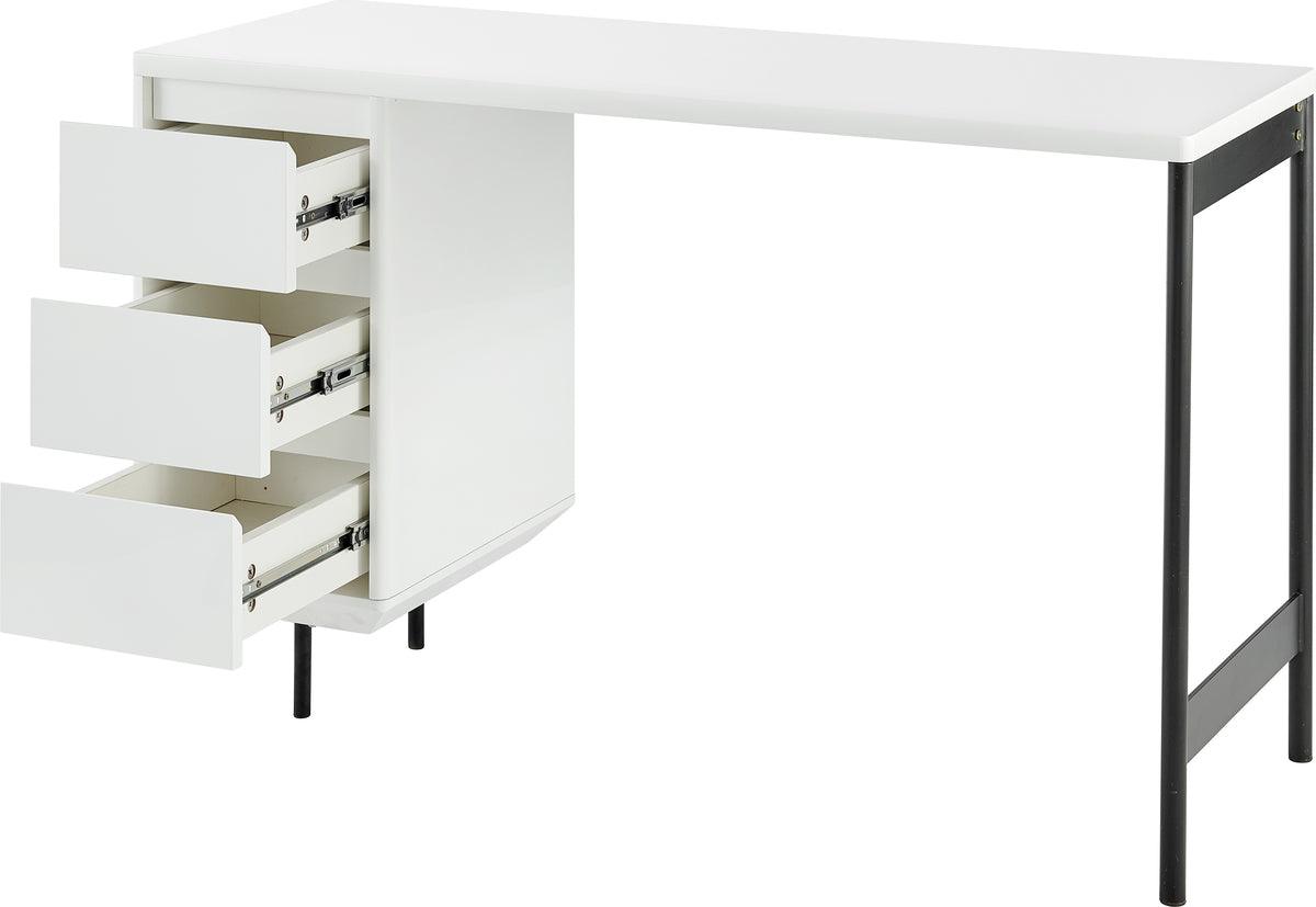 White 48 store inch desk