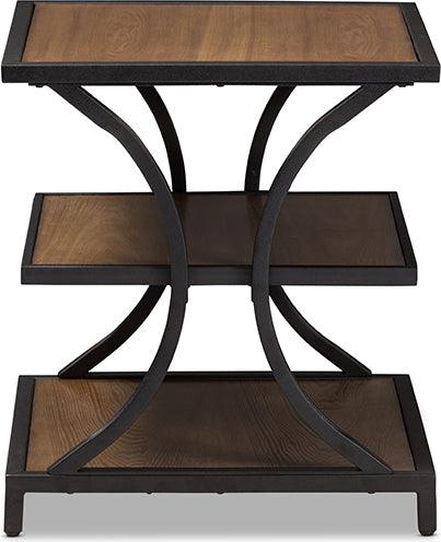 Shop Baxton Studio Lancashire Rustic Industrial Style Oak Brown