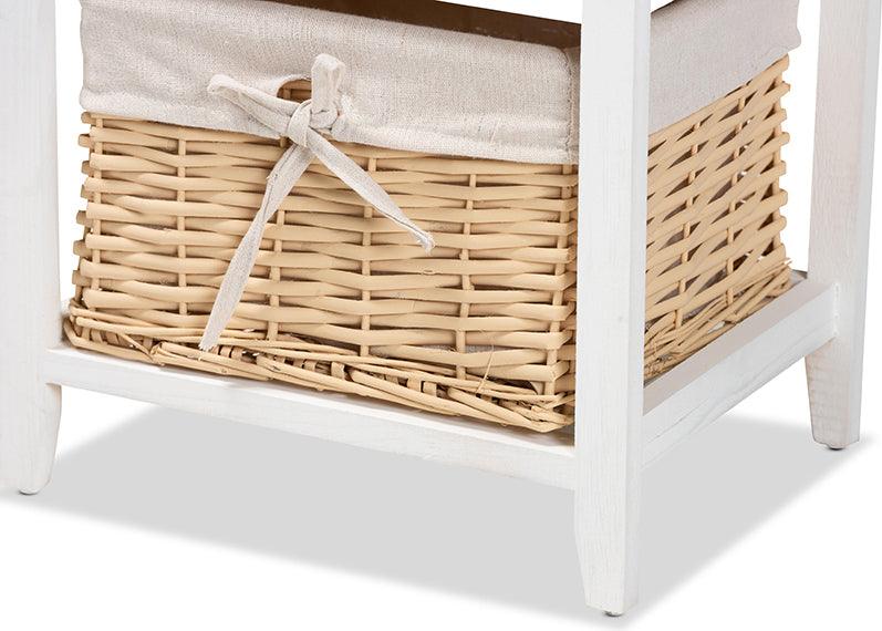 Wholesale Interiors Diella 2-Drawer Storage Unit with Basket