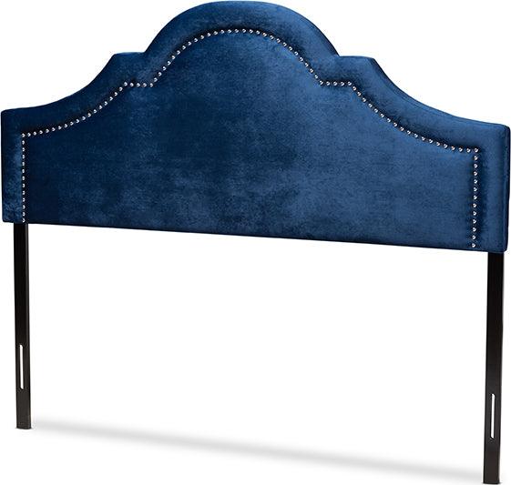 Wholesale Interiors Headboards - Rita Queen Headboard Navy Blue