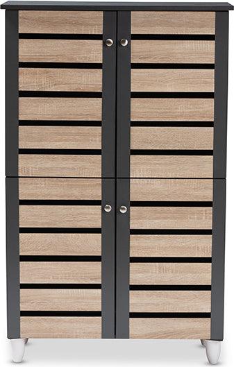 Shop Baxton Studio Gisela Modern and Contemporary Two Tone Oak and