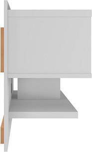 Manhattan Comfort TV & Media Units - Astor 70.86 Modern Floating Entertainment Center 1.0 with Media Shelves in White