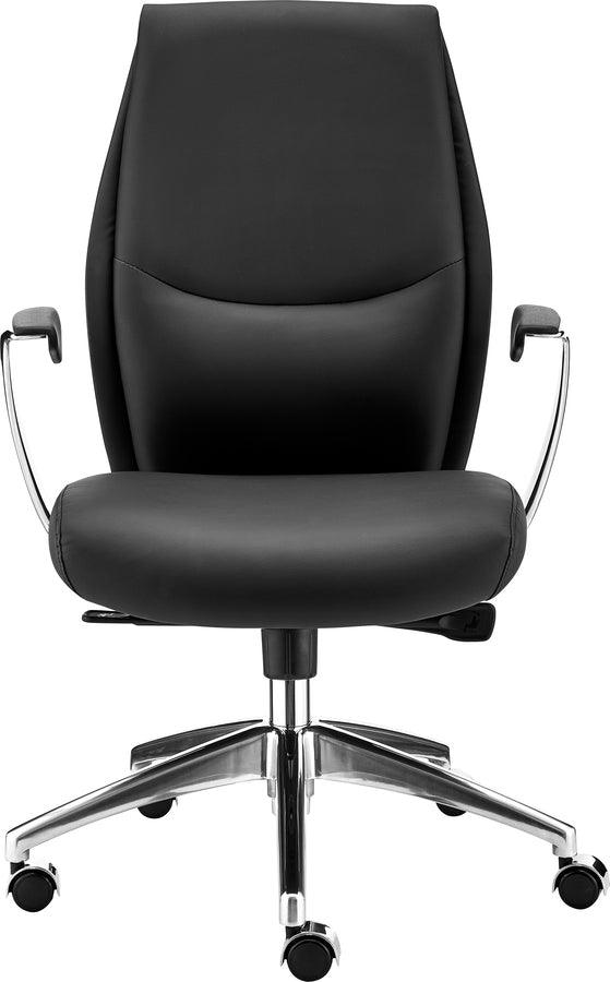 Euro Style Task Chairs - Crosby Low Back Office Chair Black