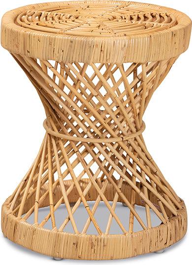 Wholesale Interiors Side & End Tables - Seville Natural Finished Rattan End Table