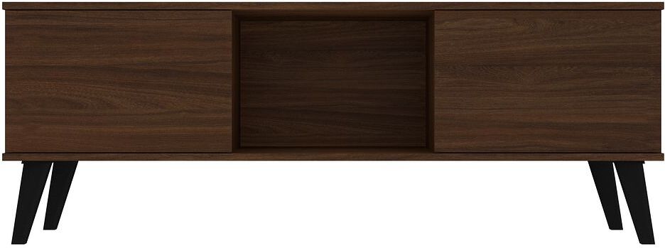 Manhattan Comfort TV & Media Units - Doyers 53.15 Mid-Century Modern TV Stand in Nut Brown