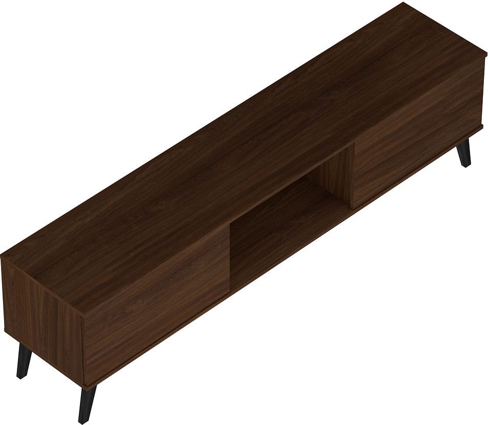 Manhattan Comfort TV & Media Units - Doyers 70.87 Mid-Century Modern TV Stand in Nut Brown